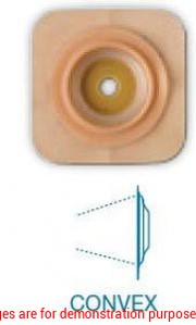 Natura Cut_To_Fit Durahesive Convex Skin Barrier,Accordion Flange,Hydrocolloid Adhesive Collar,LargeConvatec