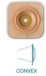 Natura Cut_To_Fit Durahesive Convex Skin Barrier,Accordion Flange,Hydrocolloid Adhesive Collar,LargeConvatec