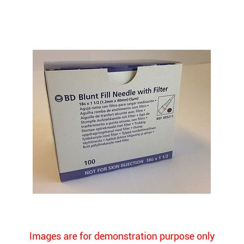 Needle Filter 18 X 1.5In Bl 5Micron W/Blunt Fill TipBecton Dickinson