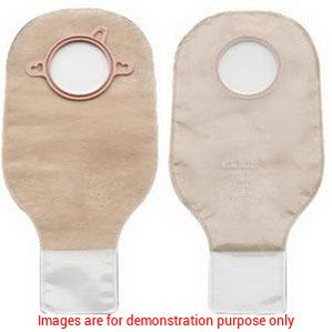 New Image Clamp Closure 12" Drainable Pouch Clear 4" FlangeHollister