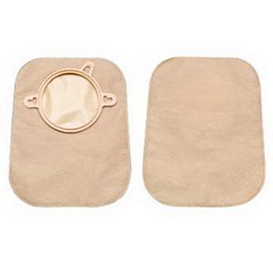 New Image Closed Pouch 7" Beige Without Filter , 2-1/4" FlangeHollister