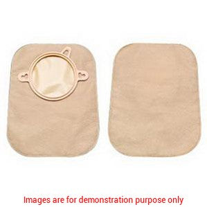 New Image Closed Pouch 7" Beige Without Filter , 2-1/4" FlangeHollister