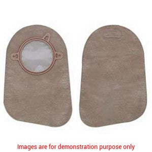 New Image Closed Pouch 9" Beige With Filter , 1-3/4" FlangeHollister