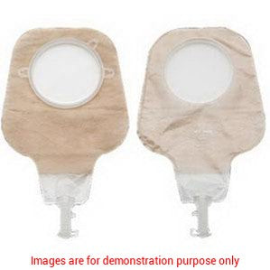 New Image High Output 12" Soft Tap Closure Drainable Pouch, Clear 4" FlangeHollister
