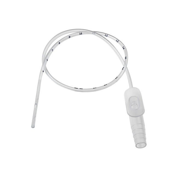 Open Line Suction Catheter,Straight Packaged Control Valve 14FrMed RX