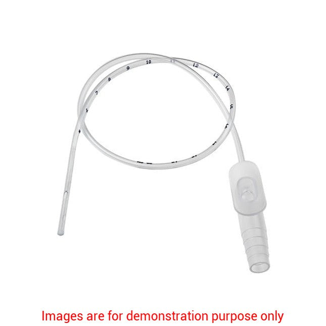 Open Line Suction Catheter,Straight Packaged Control Valve 14FrMed RX