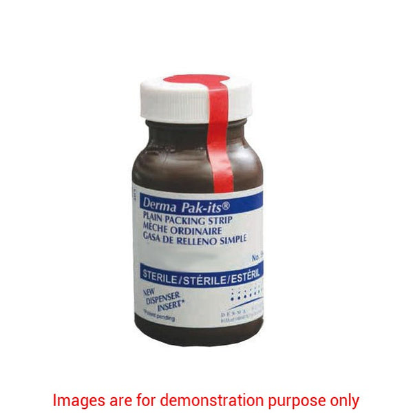 Pak-Its Iodoform Packing Gauze, Size 1/2In X 5YDerma Science