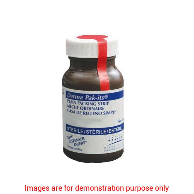 Pak-Its Packing Gauze Without Insert, Plain, 1/4In X 5YdsDerma Science