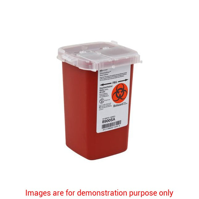 Philebotomy Sharp Container 1Qt RedCovidien / Medtronic