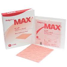 Polymem Max Non-Adhesive Pad Dressing 4.5" X 4.5"Polymem