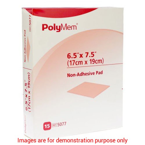 Polymem Non-Adhesive Pad Dressing, 6.5In X 7.5InPolymem