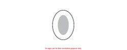 Polymem Shapes, Oval Silver Dressing, Size 3.Polymem