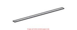 Polymem Wic Rope W/ Silver, 0.4" X 14", Would Filler.Polymem