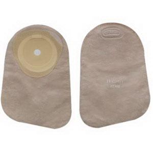 Premier One-Piece Flat Skin Barrier 9" Closed Pouch Beige Softflex,With Filter Cut-To-Fit 2-1/8"Hollister