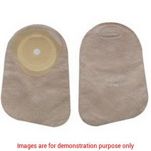 Premier One-Piece Flat Skin Barrier 9" Closed Pouch Beige Softflex,With Filter Cut-To-Fit 2-1/8"Hollister