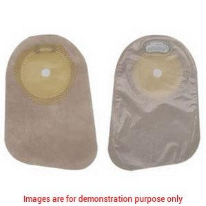 Premier One-Piece Flat Skin Barrier 9" Closed Pouch Beige Softflex,With Filter Cut-To-Fit Oval SkinHollister