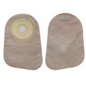 Premier One-Piece Flat Skin Barrier 9" Closed Pouch Beige Softflex,With Filter Pre-Cut 1-3/8"Hollister