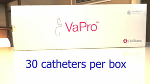 Vapro Touch-Free Intermittent Catheter, 14Fr, 16In, Straight Tip