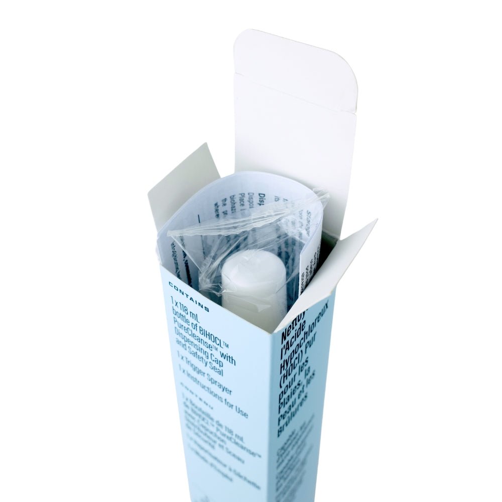 PureCleanse™ Antimicrobial Wound Cleanser — Dispensing Cap, 250 mLBiomiq