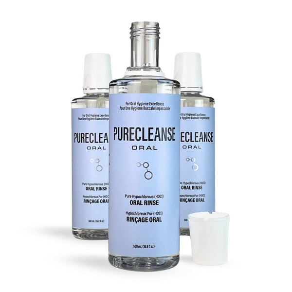 PureCleanse Oral Pure Hypochlorous Acid Oral Rinse — 500 mLBiomiq