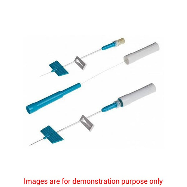 Saf-T-Intima Iv Catheter With Wings 22G X 3/4", Prn Adapter And Tubing, Sterile, BlueBecton Dickinson