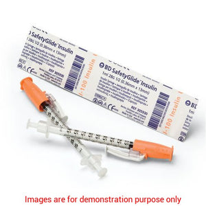 Safetyglide -30G X 5/16Thin Wall- Permanantly Attached NeedleBecton Dickinson