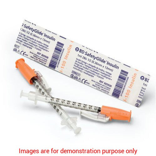 Safetyglide -30G X 5/16Thin Wall- Permanantly Attached NeedleBecton Dickinson