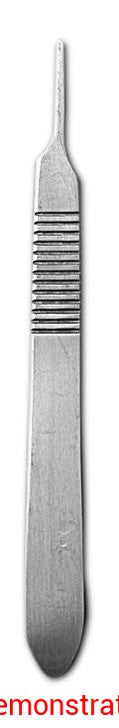 Scalpel Handle #3 For Blades 10-15, Ea/1AMG
