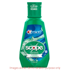 Scope Mouthwash, Classic Cool Peppermint, 1L.Medical Mart