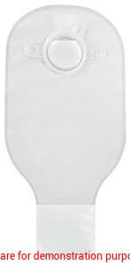 Securi-T Two Piece Drainable Pouch, Flange Size 2 3/4In, TransparentGenairex
