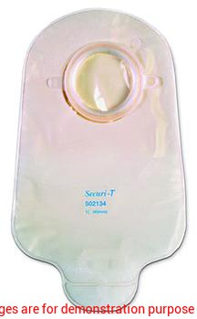 Securi-T Urostomy Pouch, 2 1/4In, 10In Length, TransparentGenairex