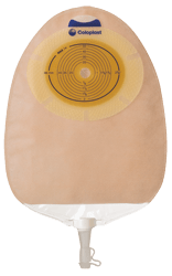 Sensura 1-Piece Transparent Convex Light Urostomy Pouch, Cut-To-Fit Up To 1 3/4In (43Mm)Coloplast