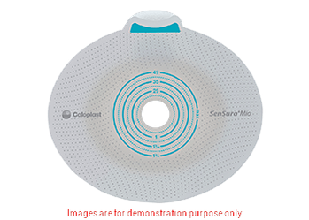 Sensura Mio 2 Pc Click Barrier, Cut-To-Fit 10-35Mm, Non-Convex, Flange Size 40MmColoplast