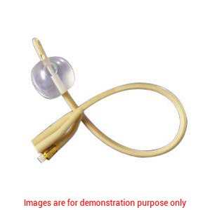 Silicone Elastomer Coated Latex 2-Way Foley Catheter, 14Fr 10CcMedline