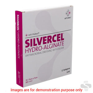 Silvercel Hydro-Alginate Antimicrobial Dressing With Silver 11Cm X 11CmJohnson & Johnson Systagenix