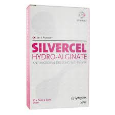 Silvercel Hydro-Alginate Antimicrobial Dressing With Silver 5Cm X 5CmJohnson & Johnson Systagenix