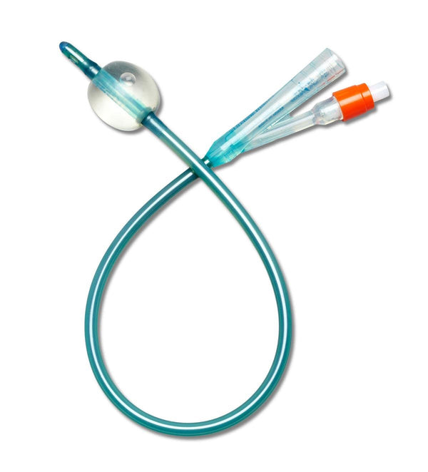 Silvertouch 100% Silicone 2-Way Foley Catheter, 16R 30CcMedline