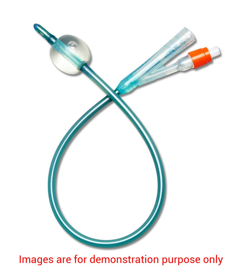 Silvertouch 100% Silicone 2-Way Foley Catheter, 16R 30CcMedline