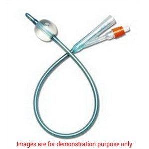 Silvertouch 2-Way Silver Hydrophilic Coated 100% Silicone Foley Catheter, 16Fr 5Cc BalloonMedline