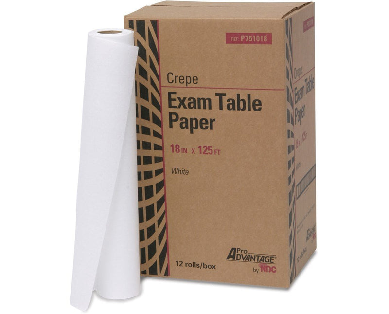 Smooth Exam Table Paper 18" X 225" WhiteMedical Mart