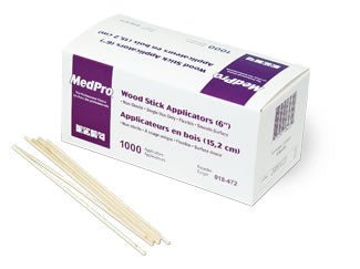 Sterile Cotton Tip Applicator, Wood, 6In, Bx/100Pkg (1/Pkg)AMG