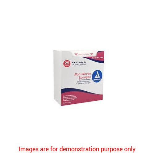Sterile Gauze Sponge, 4In X 4In, 2'S, Non-WovenDynarex