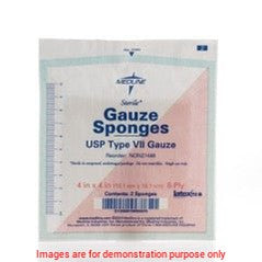 Sterile Gauze Sponge, 8Ply, 10Cm X 10Cm.Medline