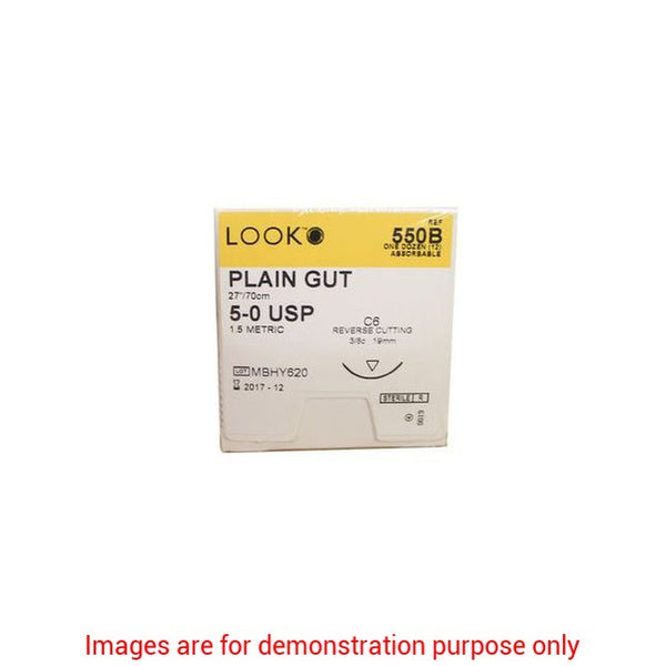 Suture 2-0 Plain Gut, 27In, With C-7 Needle.Surgical Specialties Corporation