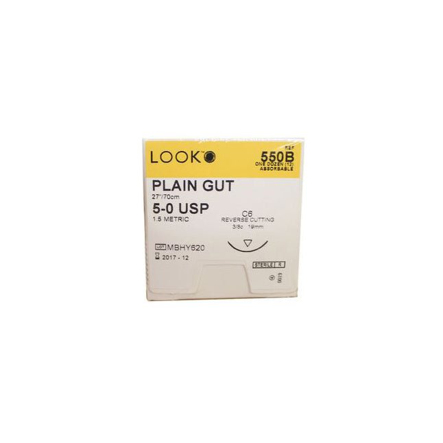 Suture 2-0 Plain Gut, 27In, With C-7 Needle.Surgical Specialties Corporation