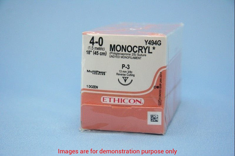 Suture Monocryl P-3 NdleJohnson & Johnson Systagenix