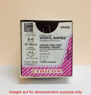 Suture Vicryl 5/0 18 In Ndle P-3Johnson & Johnson Systagenix