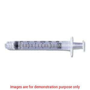 Syringe Hypodermic Plastic 3Cc Luer Lok Tip SterileBecton Dickinson
