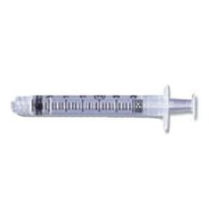 Syringe Hypodermic Plastic 3Cc Luer Lok Tip SterileBecton Dickinson