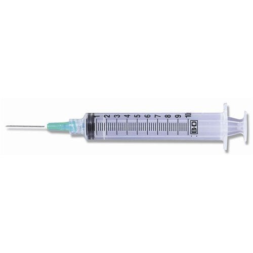 Syringe & Needle Hypo 10Cc 21 X 1In L/LBecton Dickinson